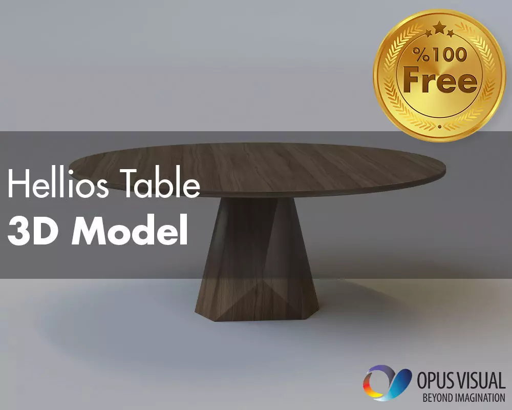 Hellios Table Free 3D model_0