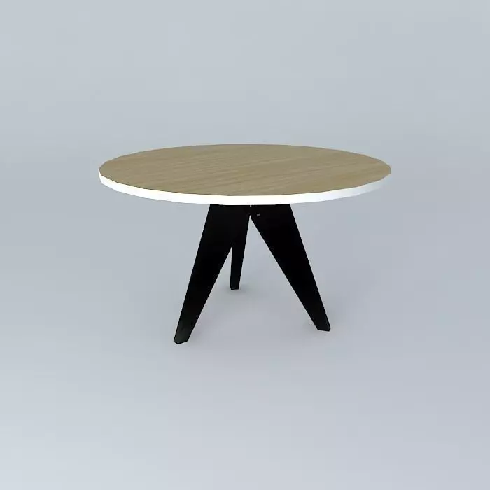 Pedestal Jean Prouvé 1949 1950 Free 3D model
