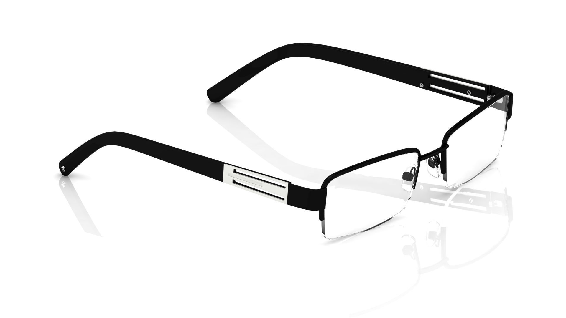 Eyeglasses for Men and Women 3D print model_3