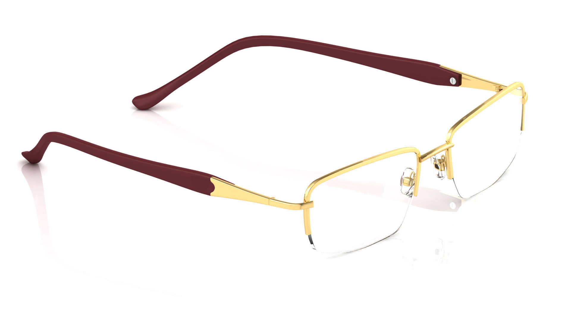 Eyeglasses for Men and Women 3D print model_3