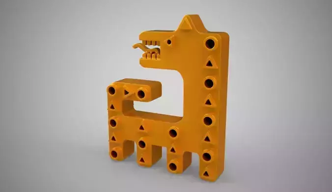 Abstract Dog Trinket