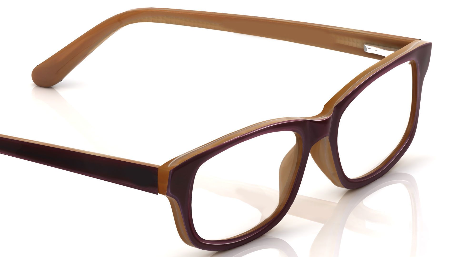 Eyeglasses for Men and Women 3D print model_3