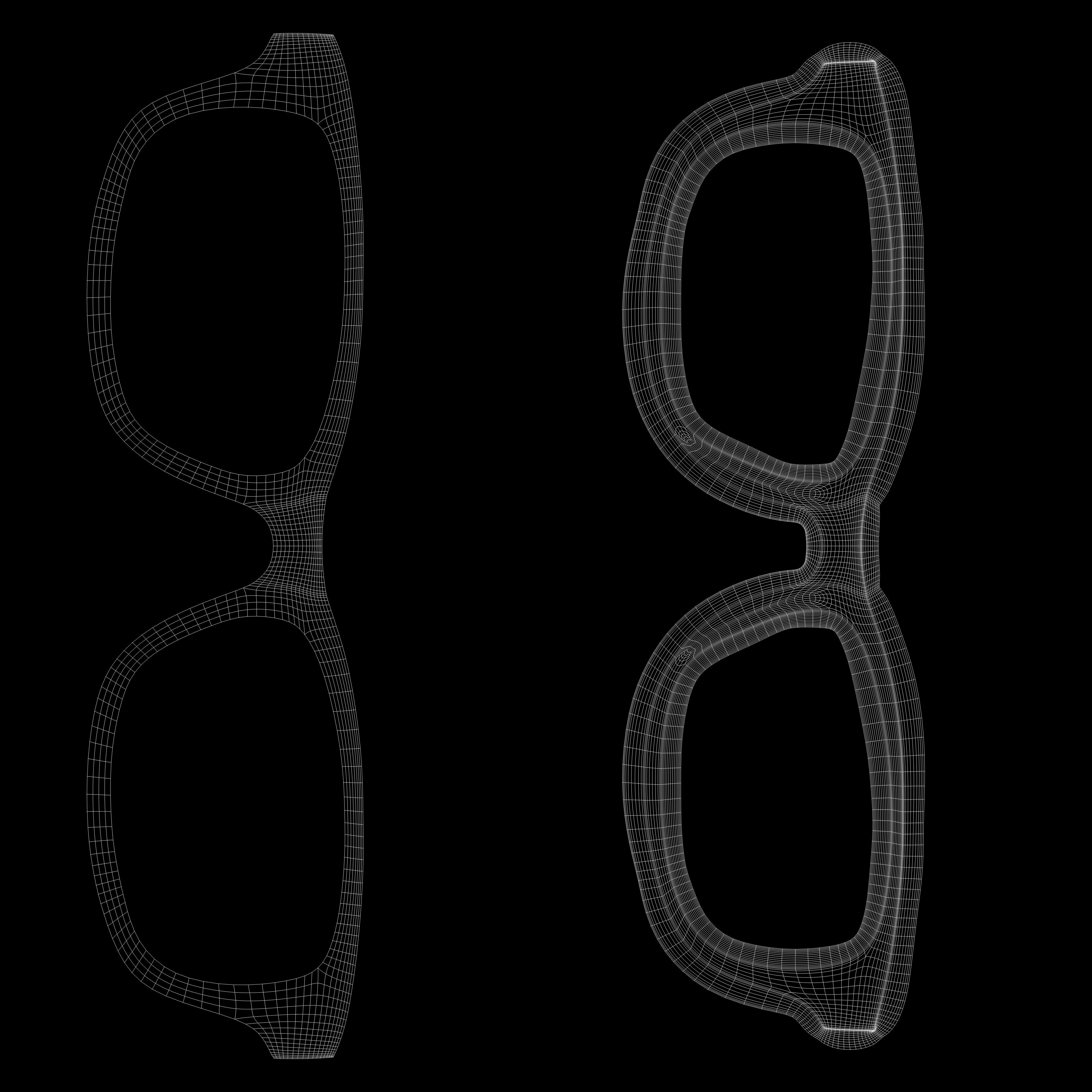 Eyeglasses for Men and Women 3D print model_14