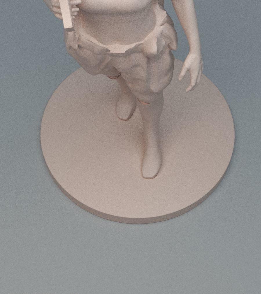 Lara GunGirl 3D print model_3