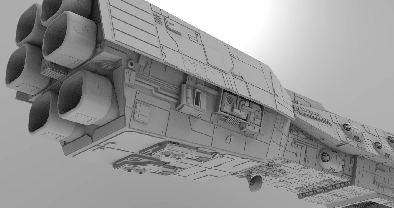 Dreadnaught-class heavy cruiser I Dreadnought  - Star Wars 3D model_6