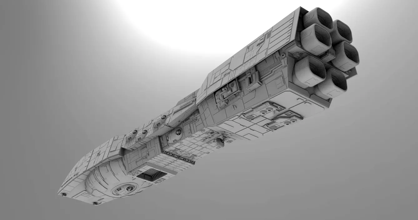 Dreadnaught-class heavy cruiser I Dreadnought  - Star Wars 3D model_0