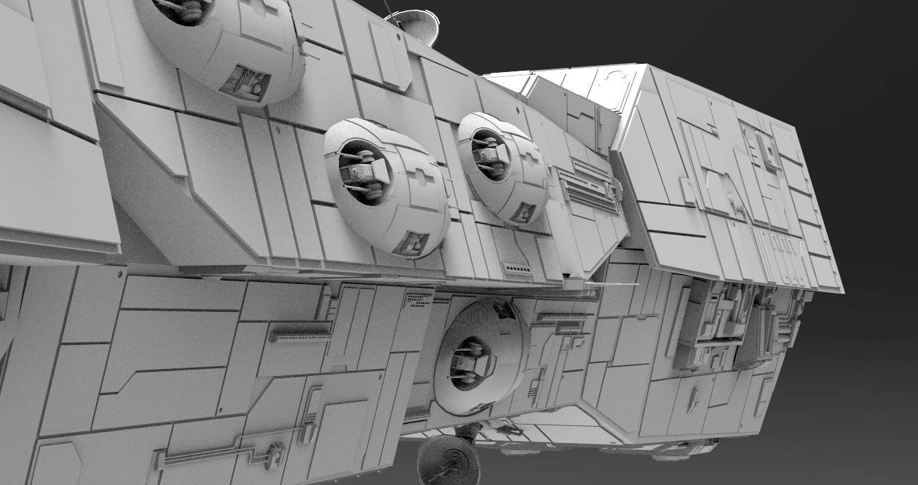 Dreadnaught-class heavy cruiser I Dreadnought  - Star Wars 3D model_8