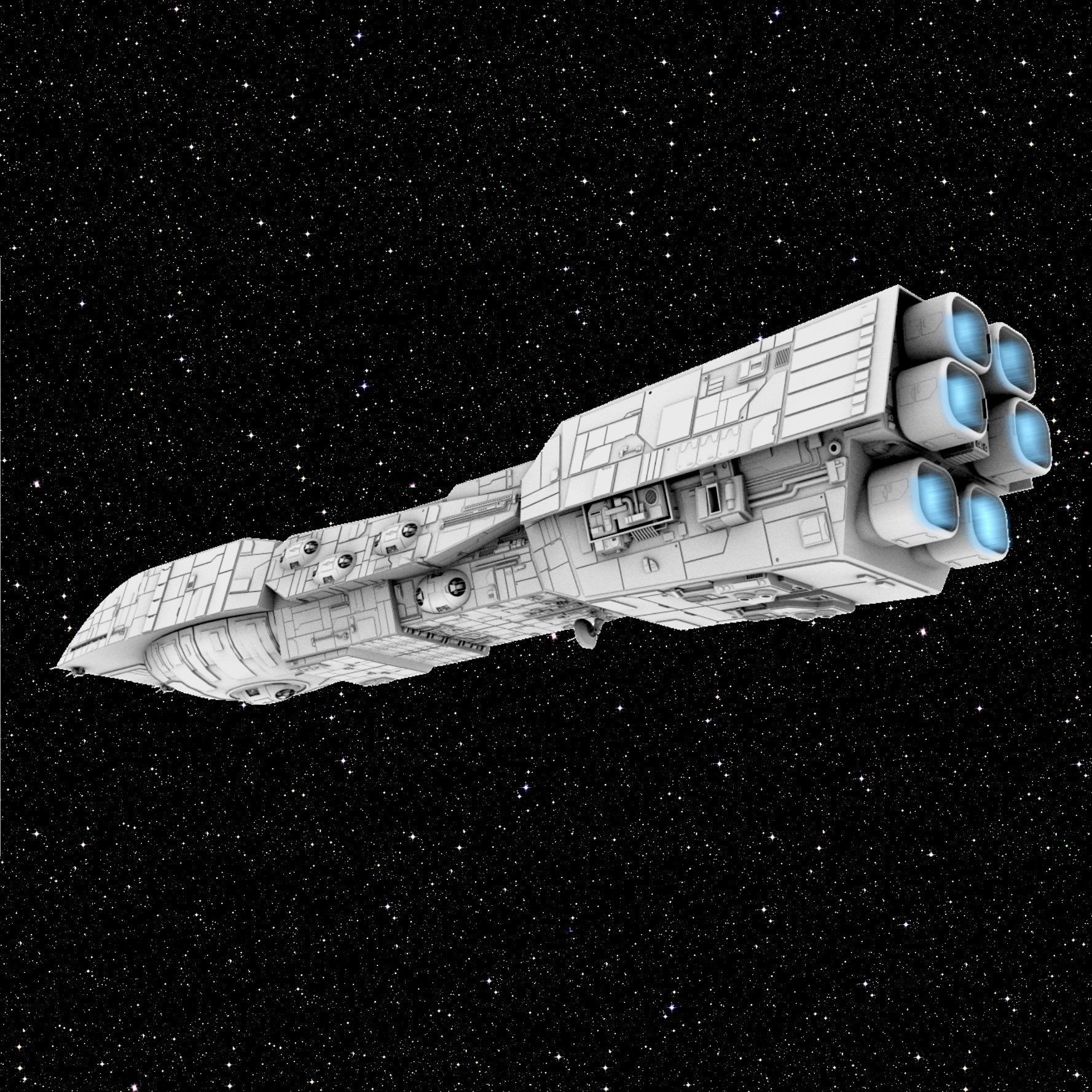 Dreadnaught-class heavy cruiser I Dreadnought  - Star Wars 3D model_1