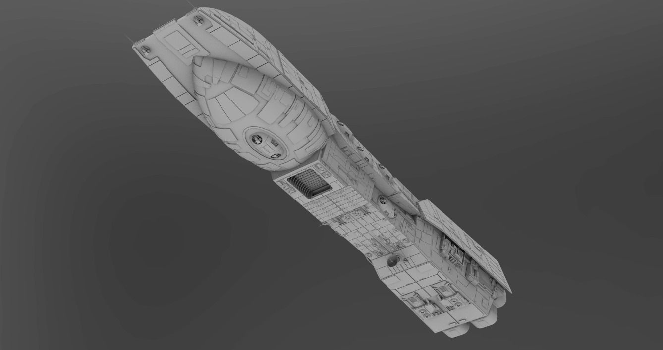 Dreadnaught-class heavy cruiser I Dreadnought  - Star Wars 3D model_5