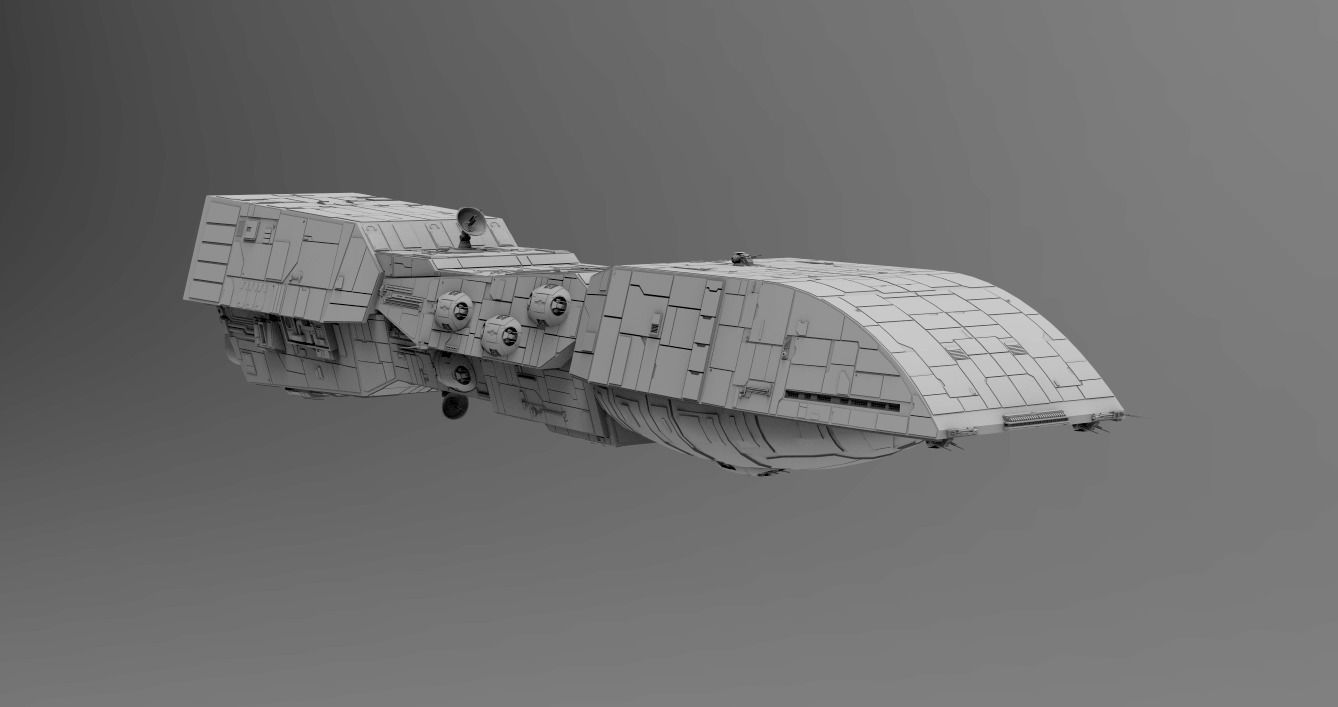 Dreadnaught-class heavy cruiser I Dreadnought  - Star Wars 3D model_4