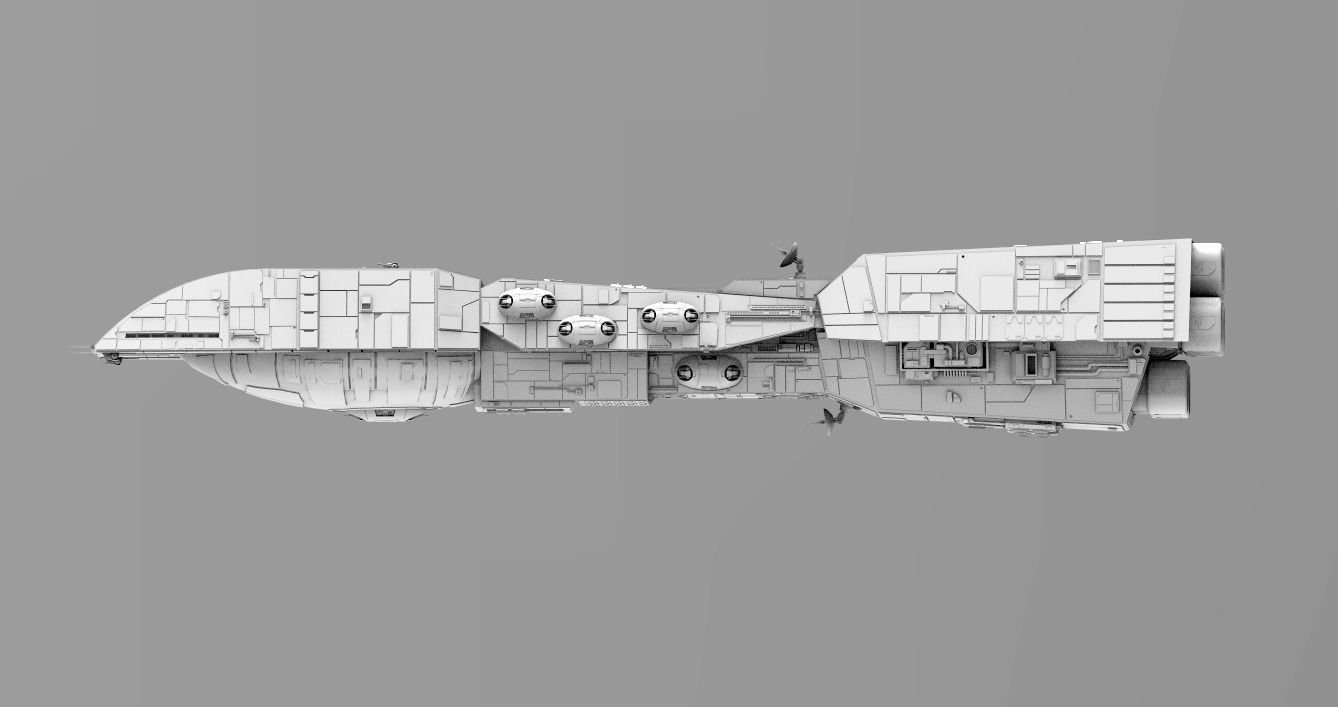 Dreadnaught-class heavy cruiser I Dreadnought  - Star Wars 3D model_12