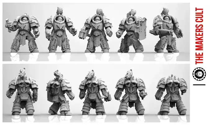 Tempest Knights Jupiter Pattern Exo Suits Free 3D print model