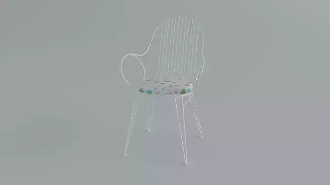 Crate And Barrel Scroll Chair