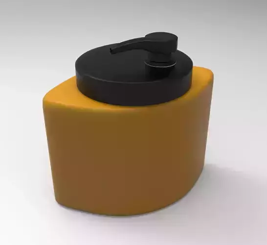 Cosmetic bottles 3D model  cream bottle 