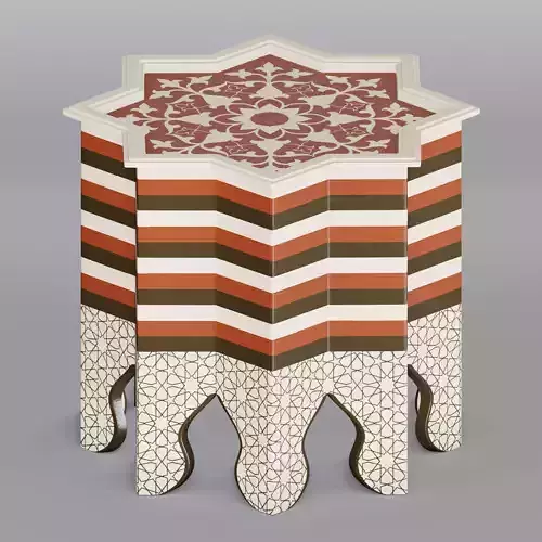 Moroccan star table
