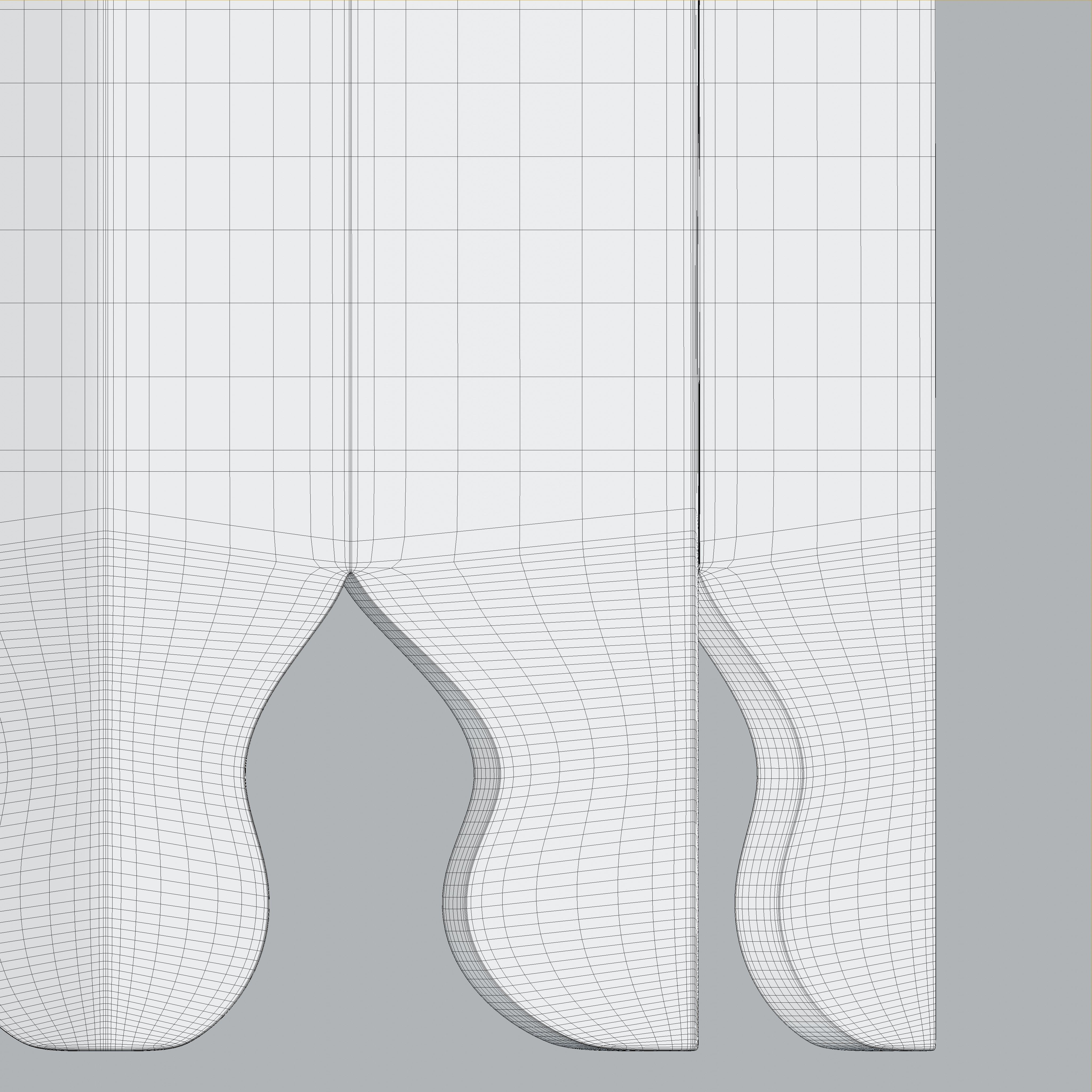 Moroccan star table 3D model_7