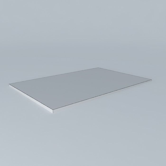 Table Textile Roberta Dacosta Free 3D model_4