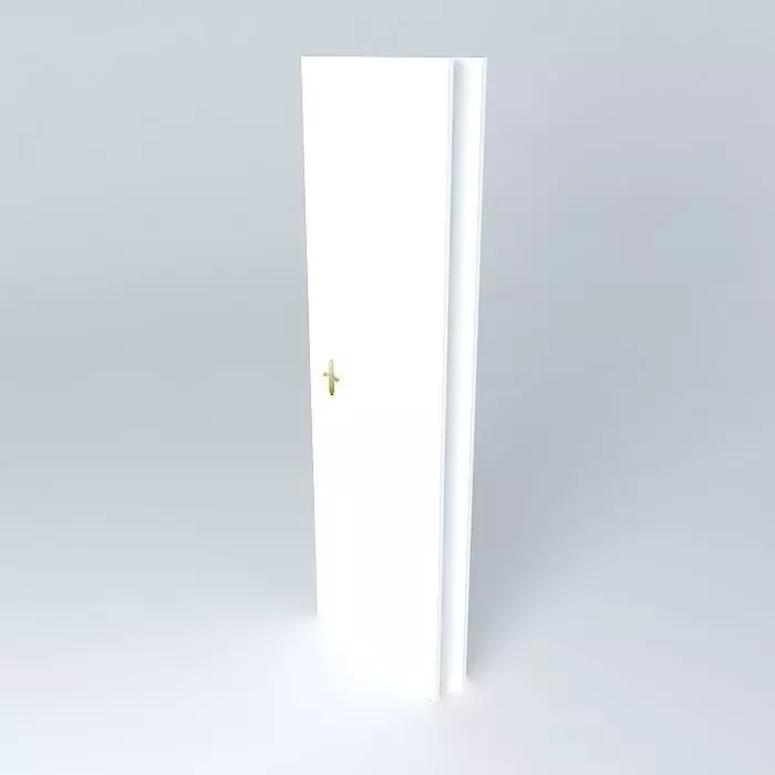 Classical door - Classic Door Free 3D model_0