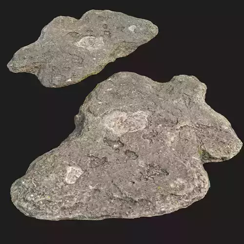 Stone rock eroded scan G
