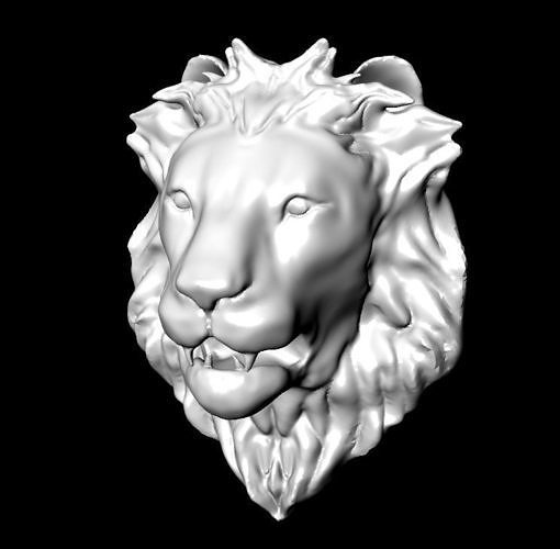 LION pendant necklaces 3d print model 3D print model