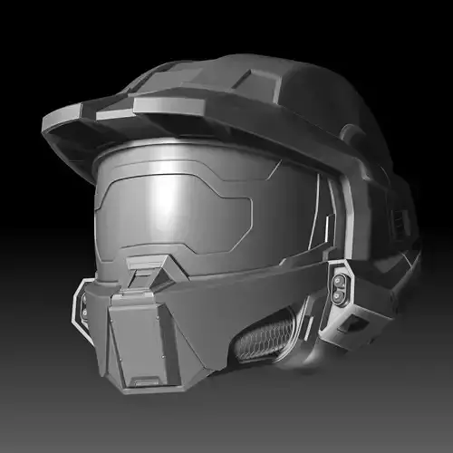 Master Chief Helmet Halo Infinite Fanmade 3D Printable Model 3D print model