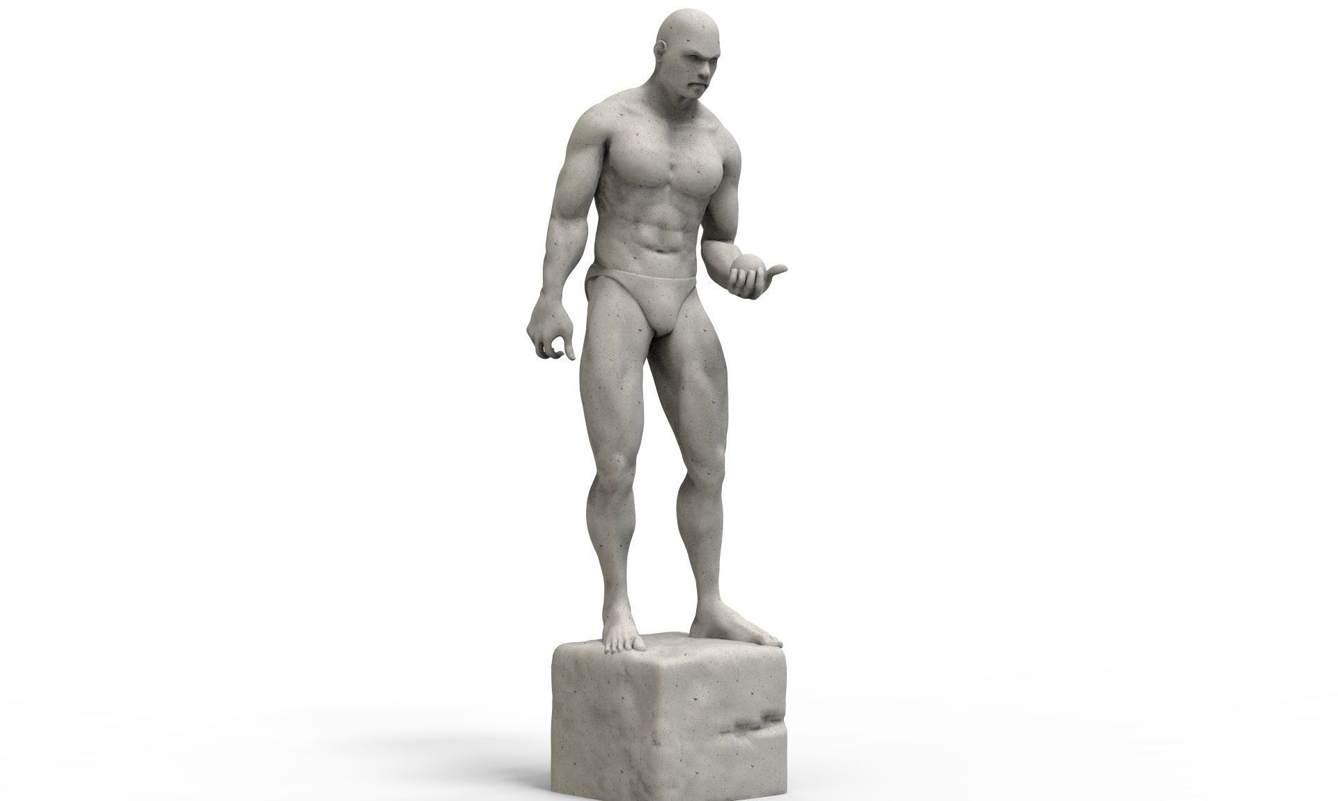 The Man Sculpture 3D print model_1