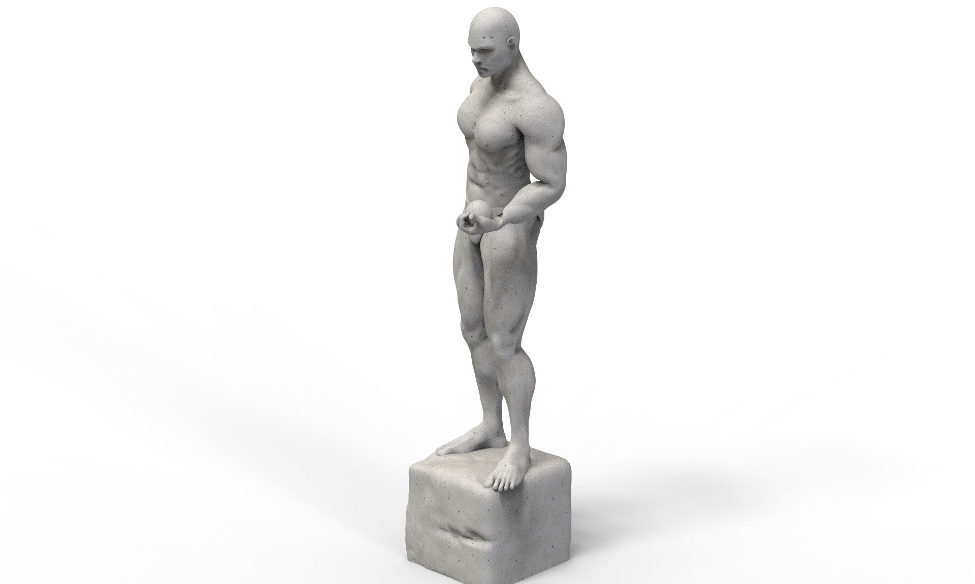 The Man Sculpture 3D print model_4