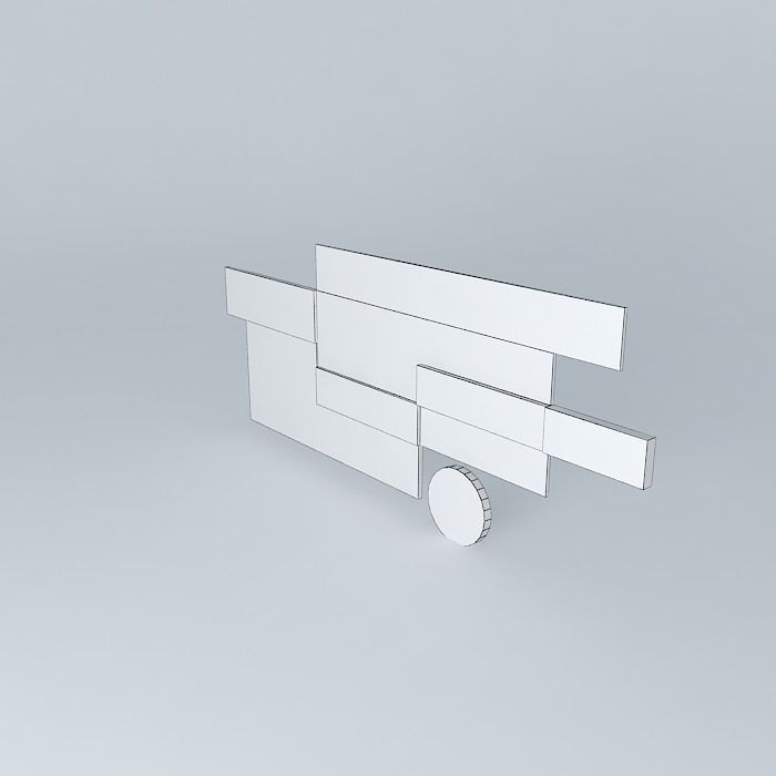 Work of Art tissue composition Free 3D model_3