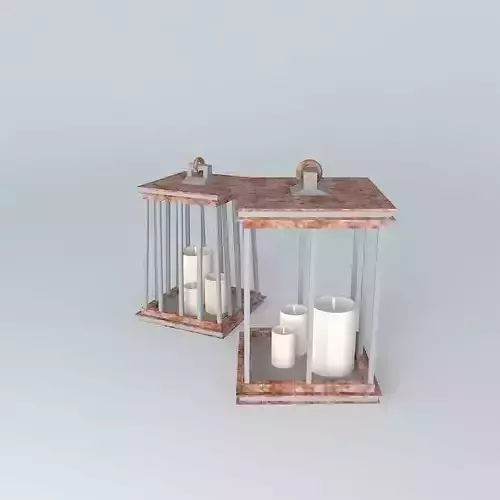 Candlestick / Candelabra Cage Free 3D model