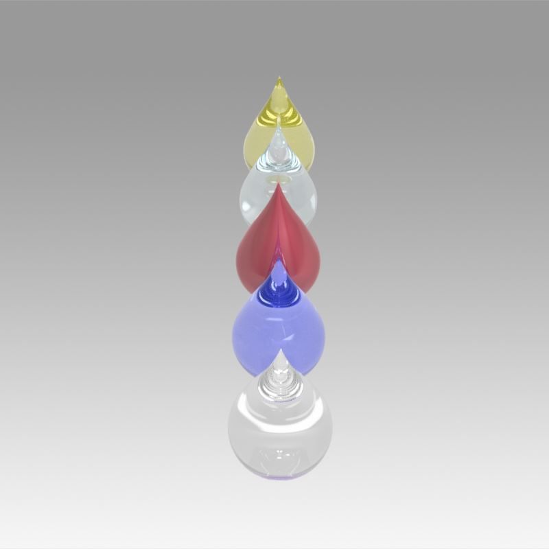 Drop set 3D model_3