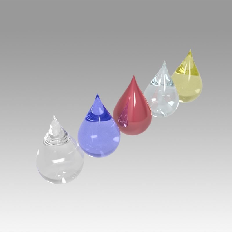 Drop set 3D model_4