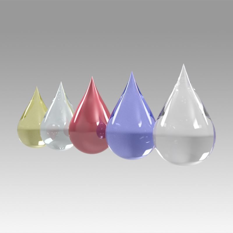 Drop set 3D model_2