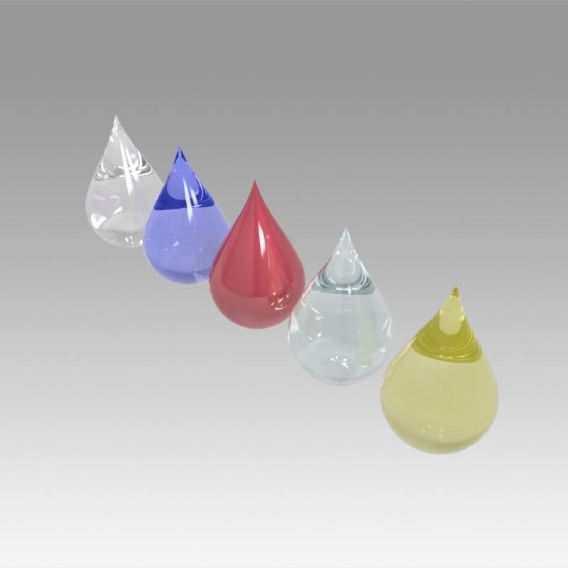 Drop set 3D model_6