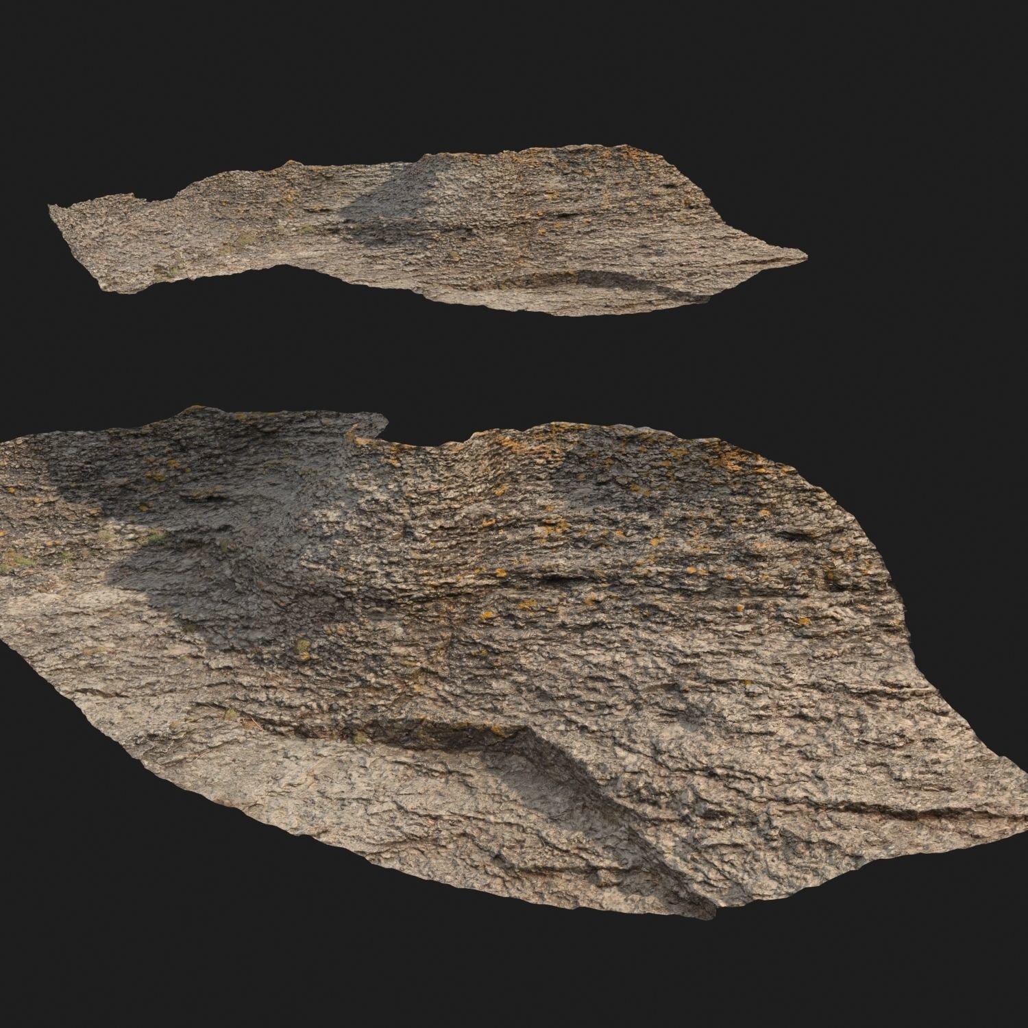 Stones rocks eroded rauk collection 3D model_8