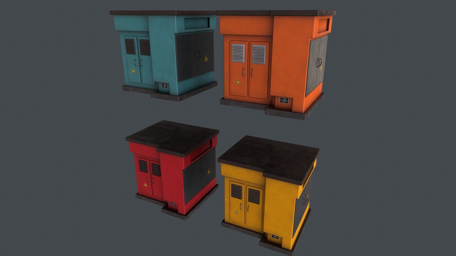 Generator VR PBR Low-poly 3D model_14