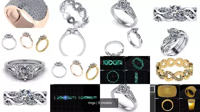 rings rose gold ring with diamonds