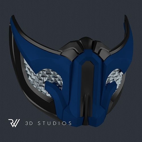 MK11 Sub-Zero Mask V1 - STL File 3D print model