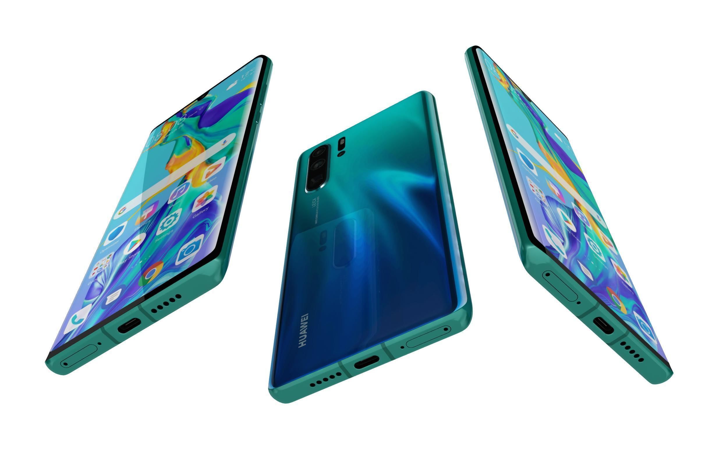Huawei P30 Pro Breathing Crystal 3D model_3