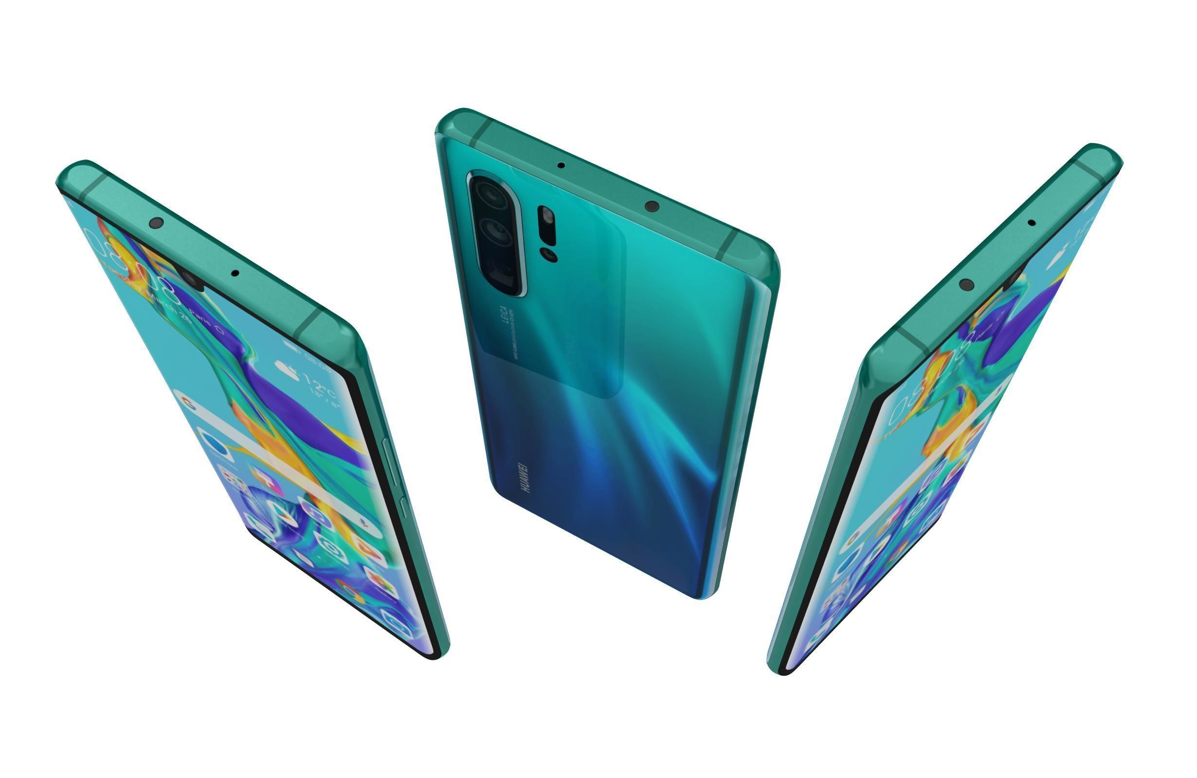 Huawei P30 Pro Breathing Crystal 3D model_5