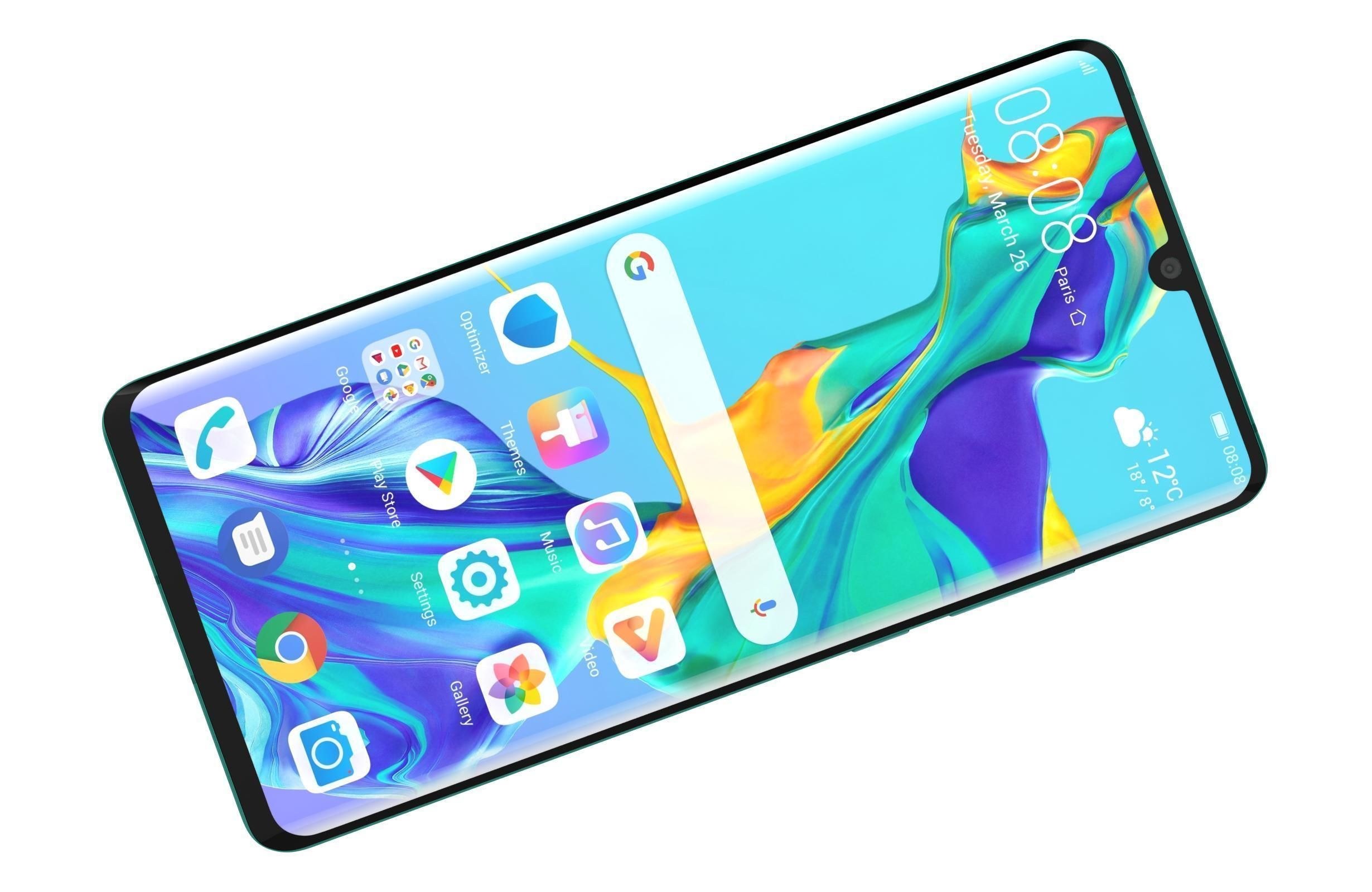 Huawei P30 Pro Breathing Crystal 3D model_9