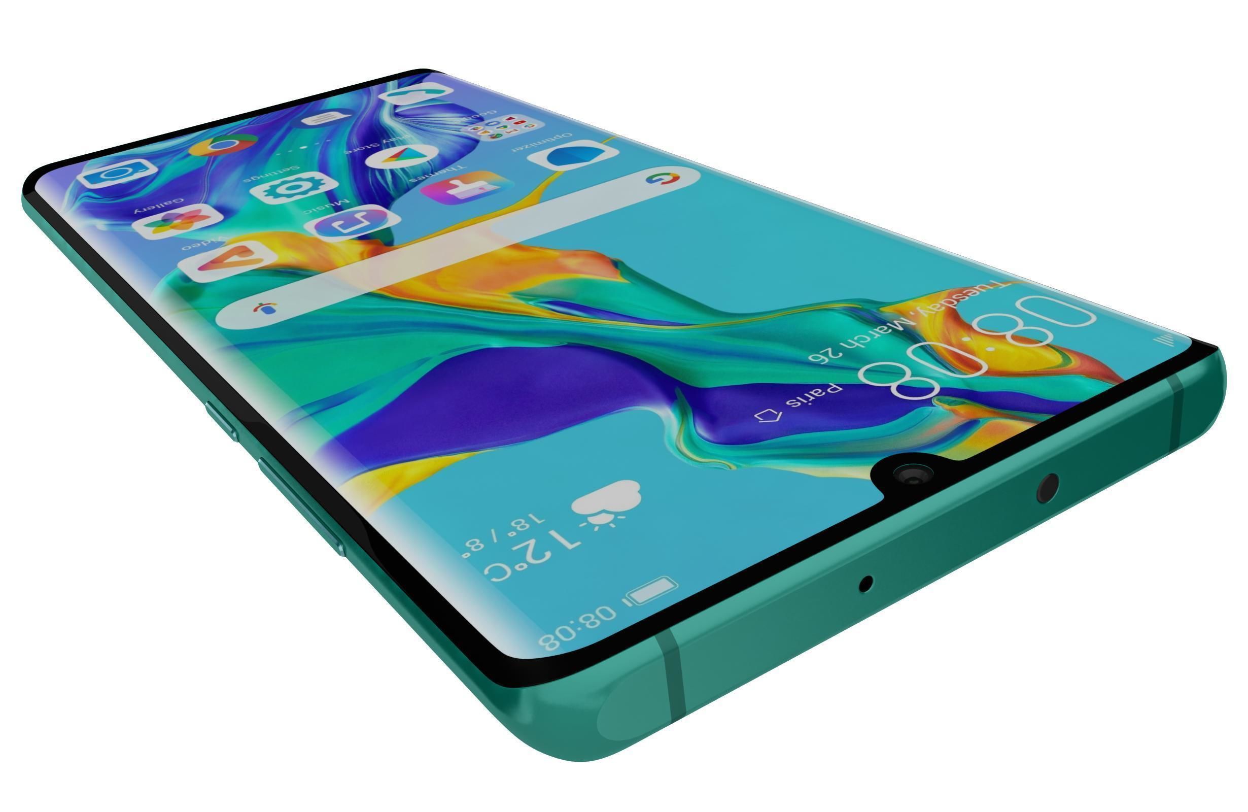 Huawei P30 Pro Breathing Crystal 3D model_8