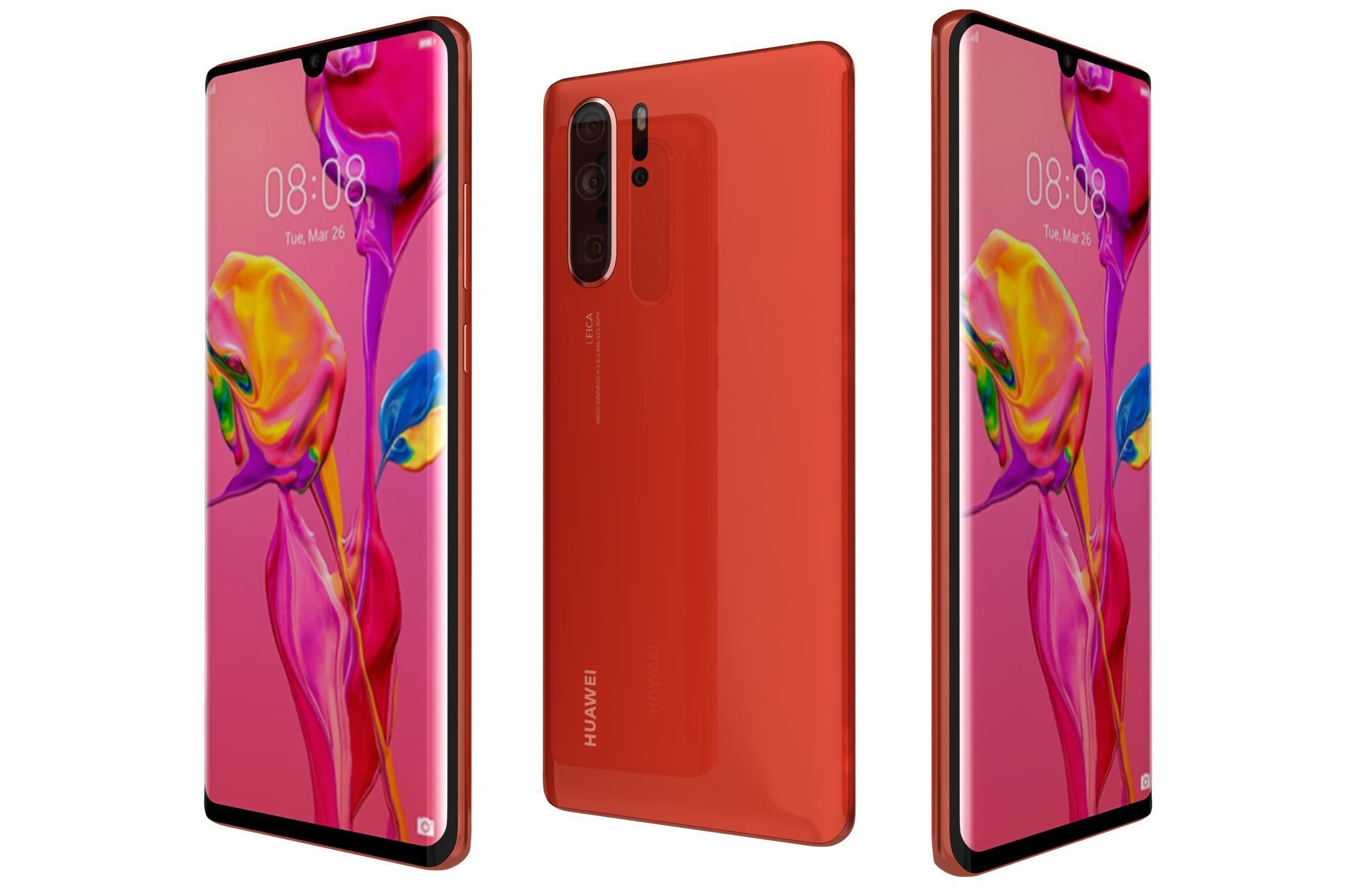 Huawei P30 Pro All Colors 3D model_4