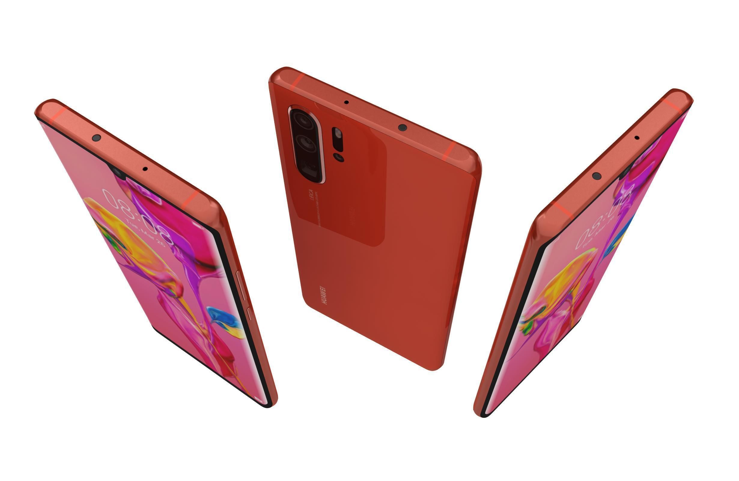 Huawei P30 Pro All Colors 3D model_15