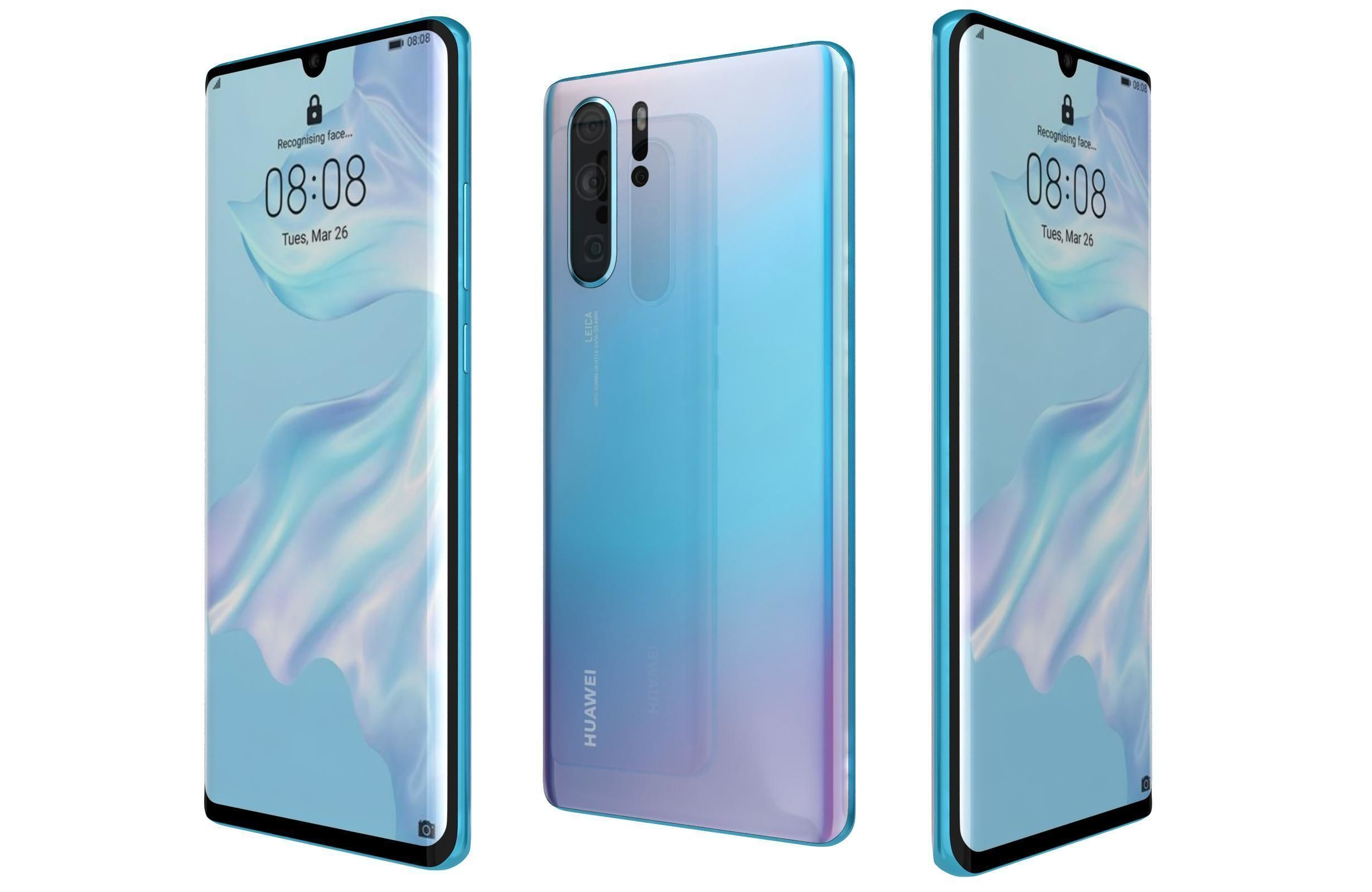 Huawei P30 Pro All Colors 3D model_2