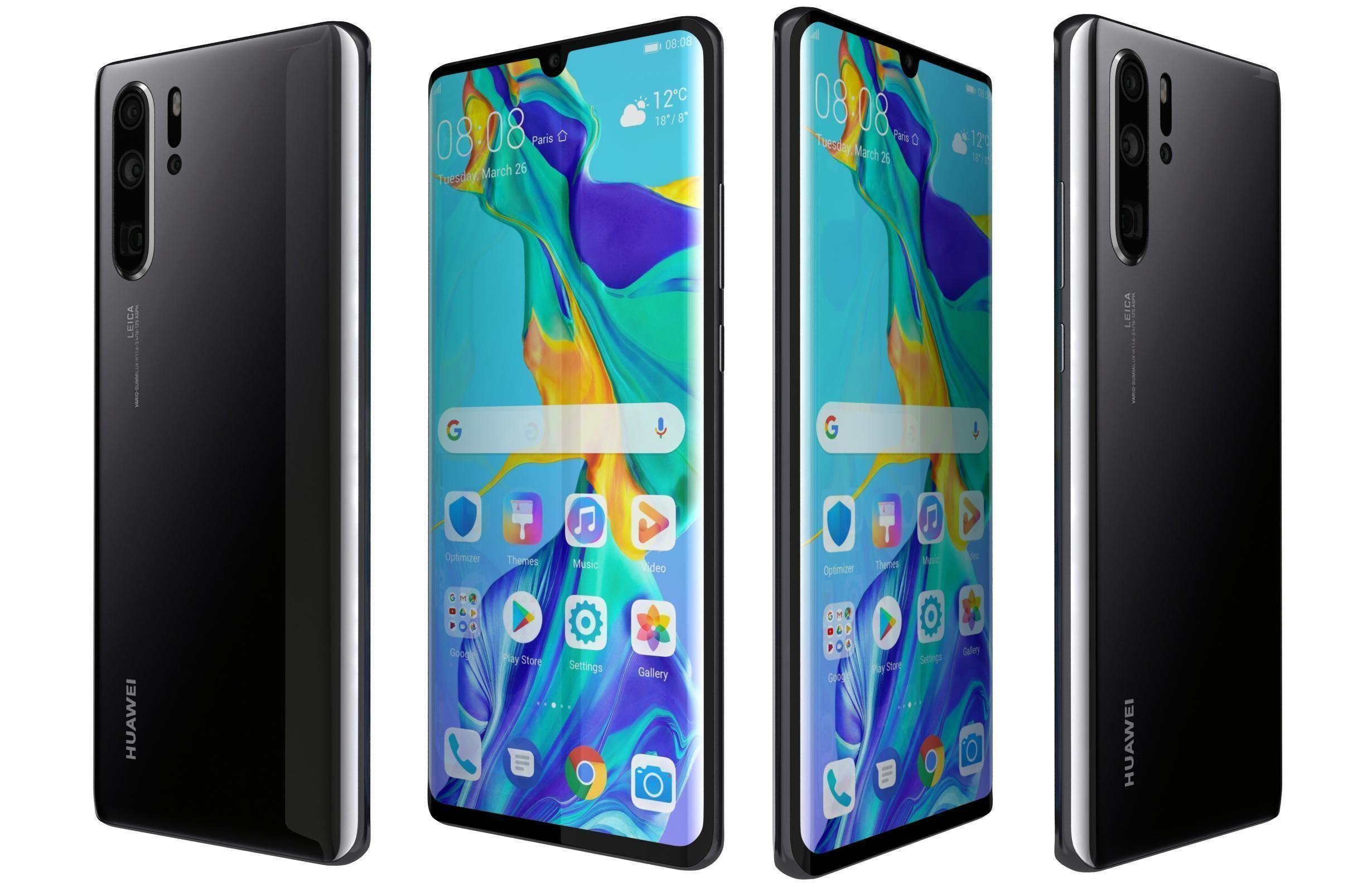 Huawei P30 Pro All Colors 3D model_6