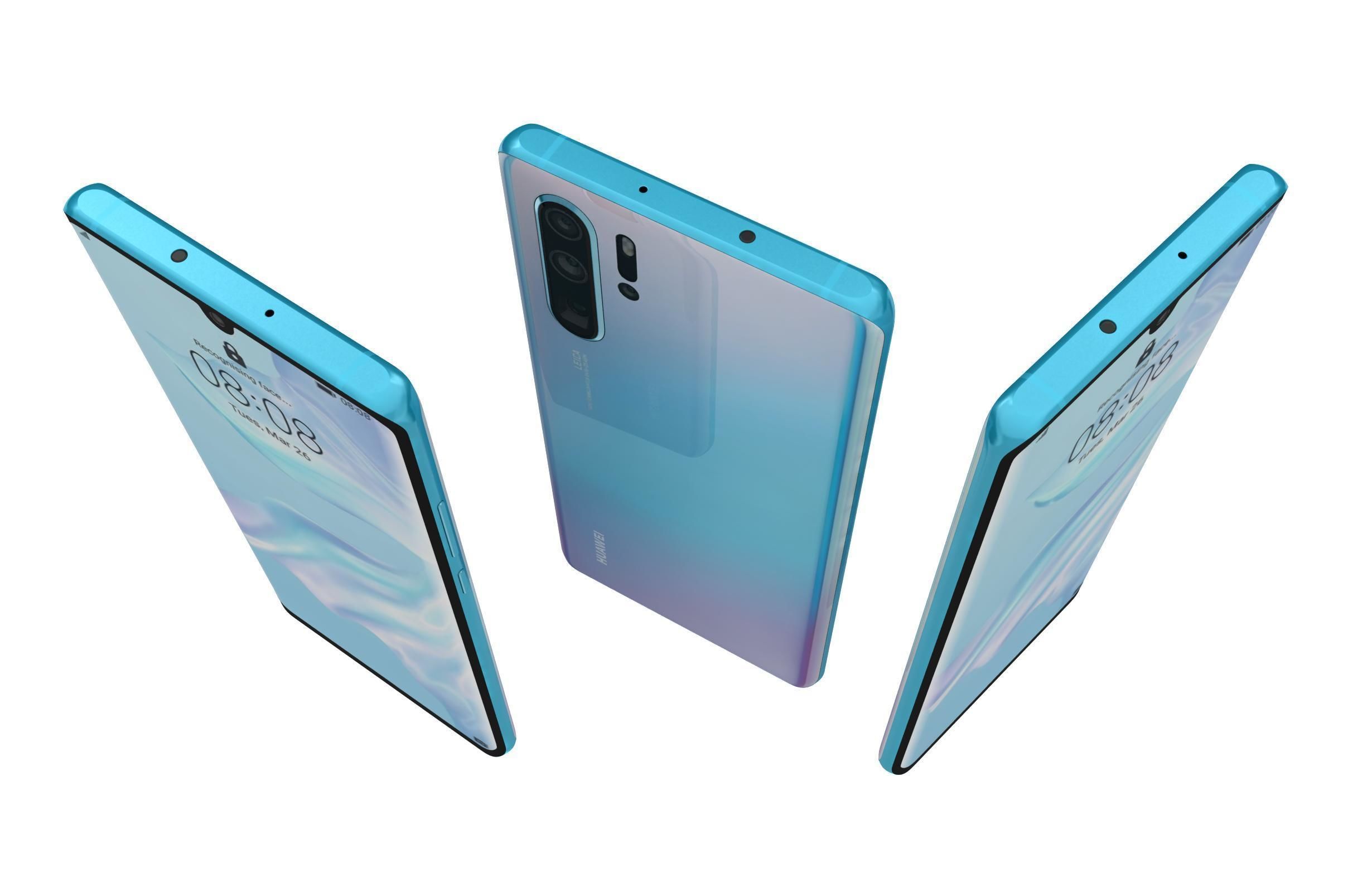 Huawei P30 Pro All Colors 3D model_16