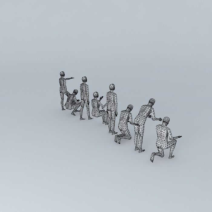 3D PERSONS HUMANS DUMMIES HUMAN CHARACTERS free 3D model | CGTrader