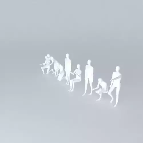 3D PERSONS  HUMANS DUMMIES HUMAN CHARACTERS Free 3D model