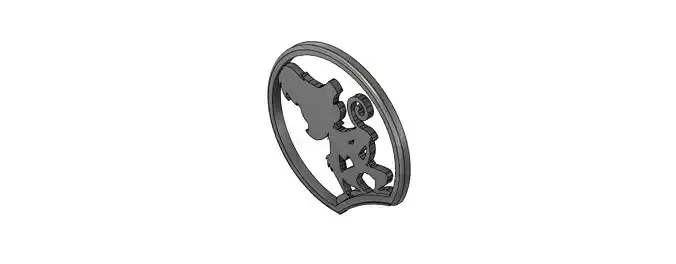 Mickey Mouse Headband Ear with Aladdin Abu like Insert V5 3D print model