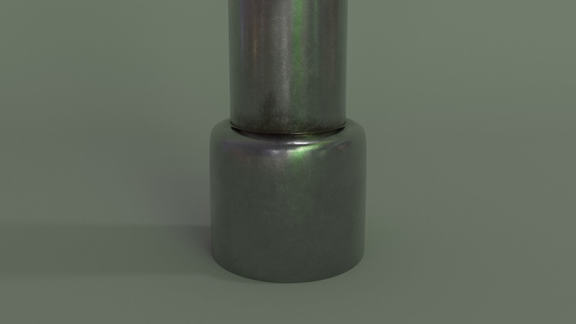 Modern Street Lamp Low-poly 3D model_7